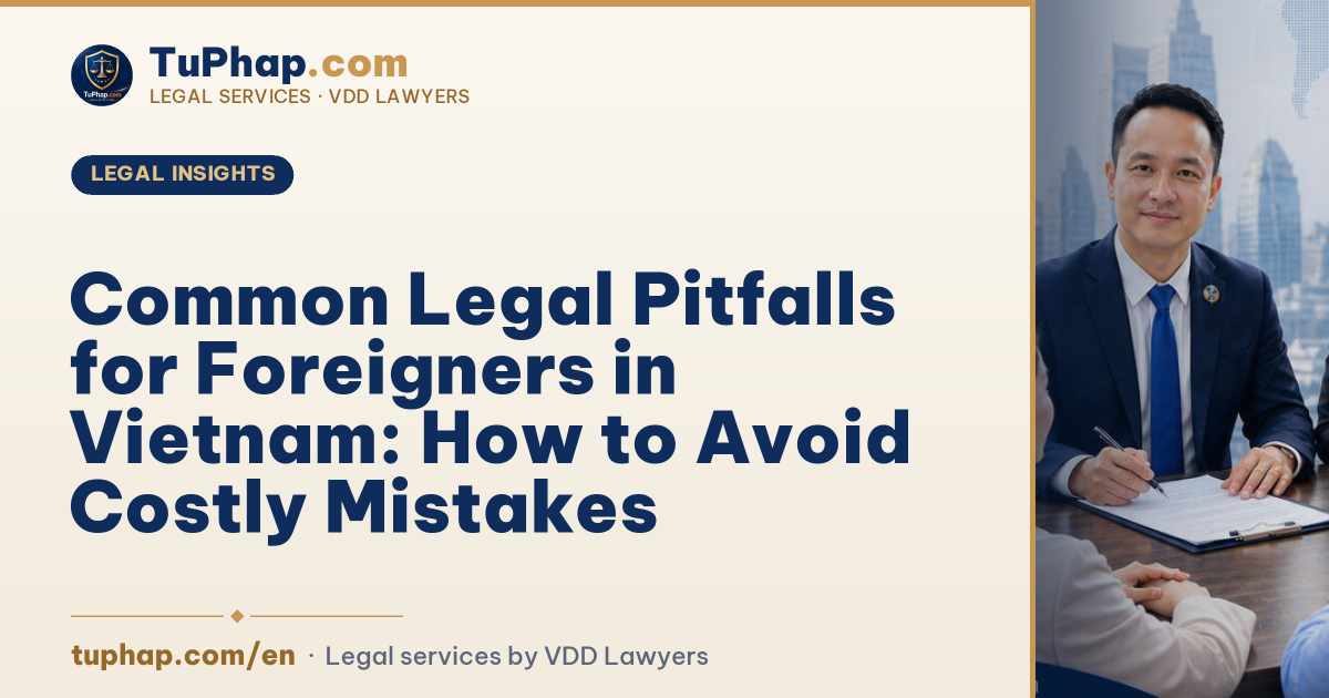 Common Legal Pitfalls for Foreigners in Vietnam: How to Avoid Costly Mistakes