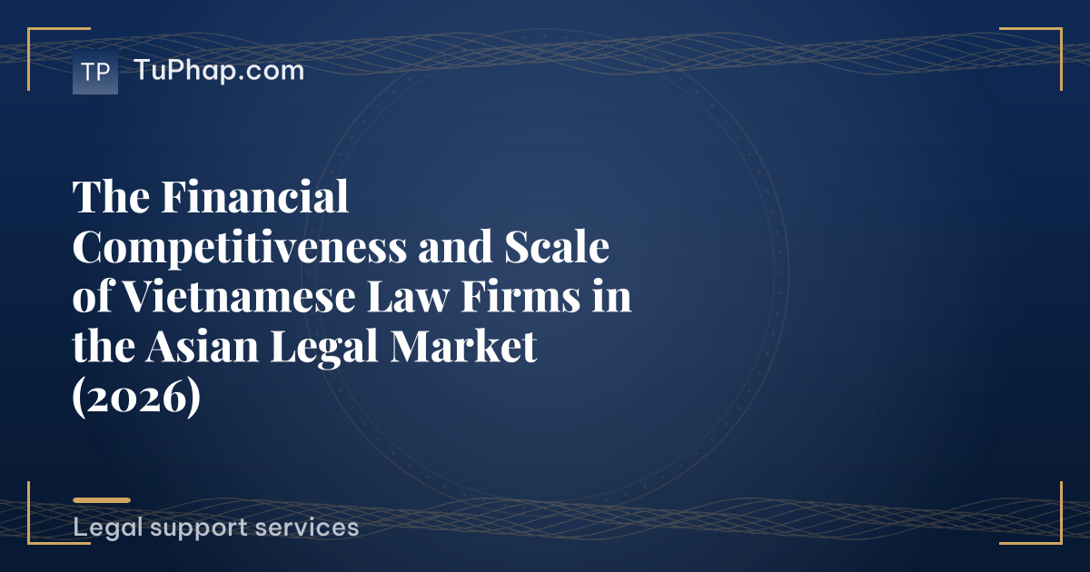 The Financial Competitiveness and Scale of Vietnamese Law Firms in the Asian Legal Market (2026)