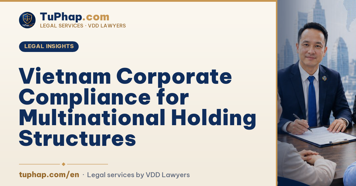 Vietnam Corporate Compliance for Multinational Holding Structures