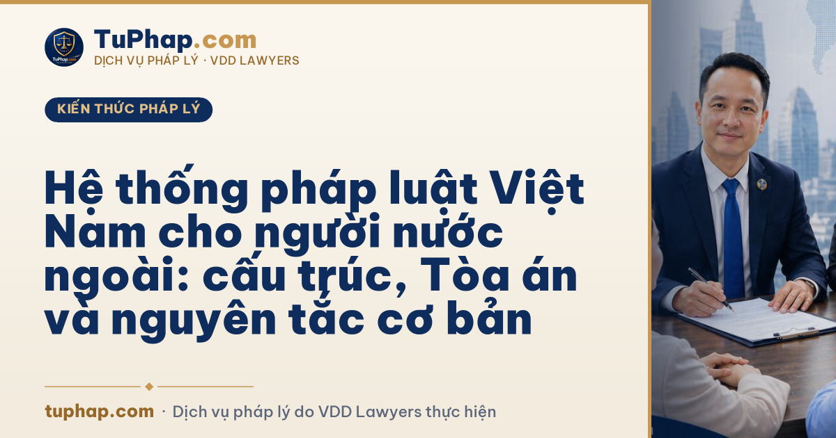 Hệ thống pháp luật Việt Nam cho người nước ngoài: cấu trúc, Tòa án và nguyên tắc cơ bản